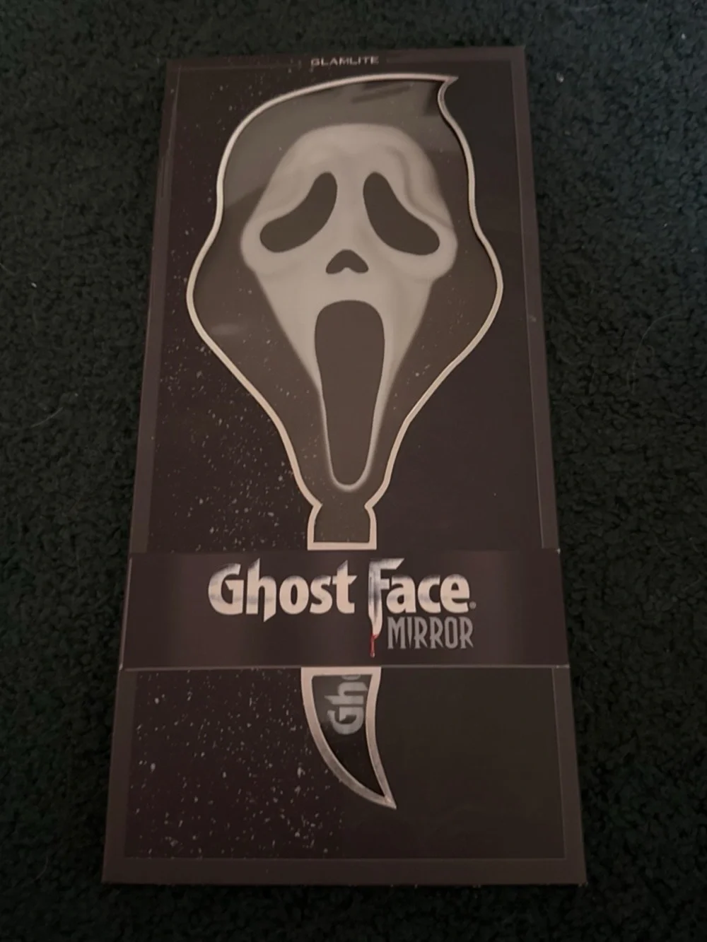 Ghost Face Mirror - Black